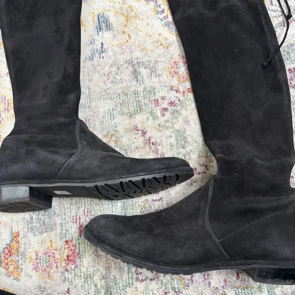 Stuart Weitzman Lowland Suede Over Knee Boots